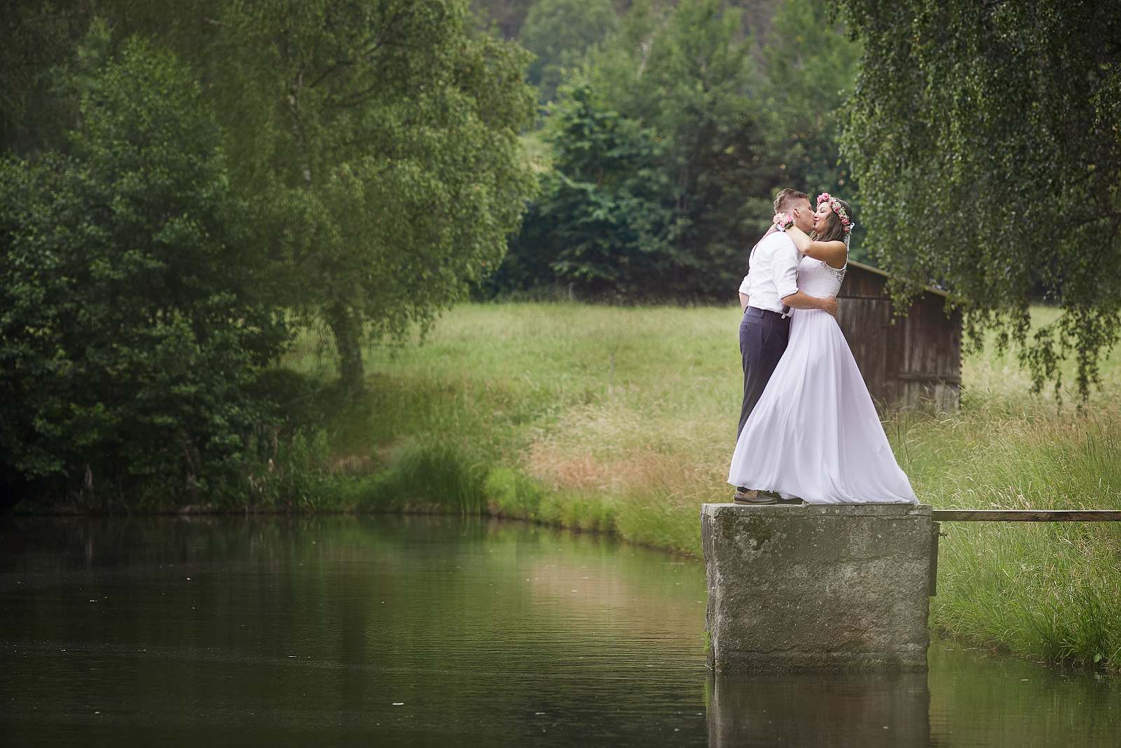 Svatba zámek Obytce